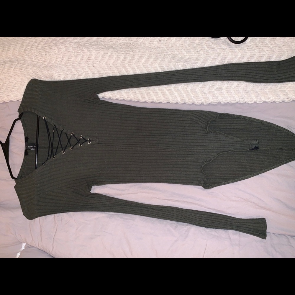 Cross Neck Body Suit